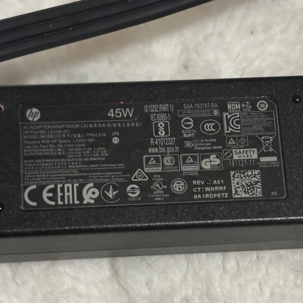 Black Power Charger Cable Long